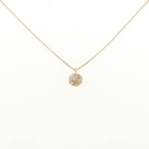K18YG  ソリティア ダイヤモンド ネックレス 0.20CT