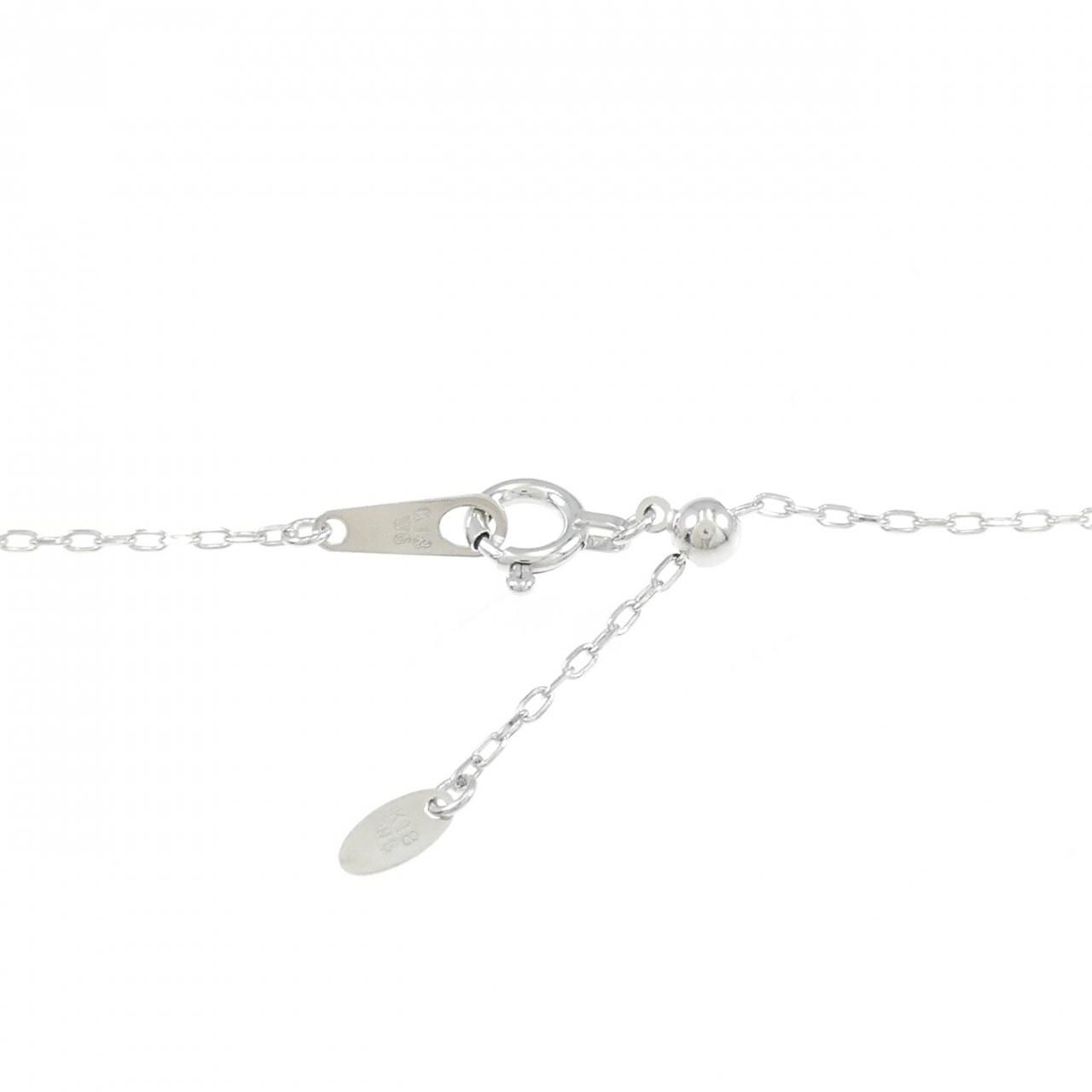 K18WG ペリドット ネックレス 1.20CT