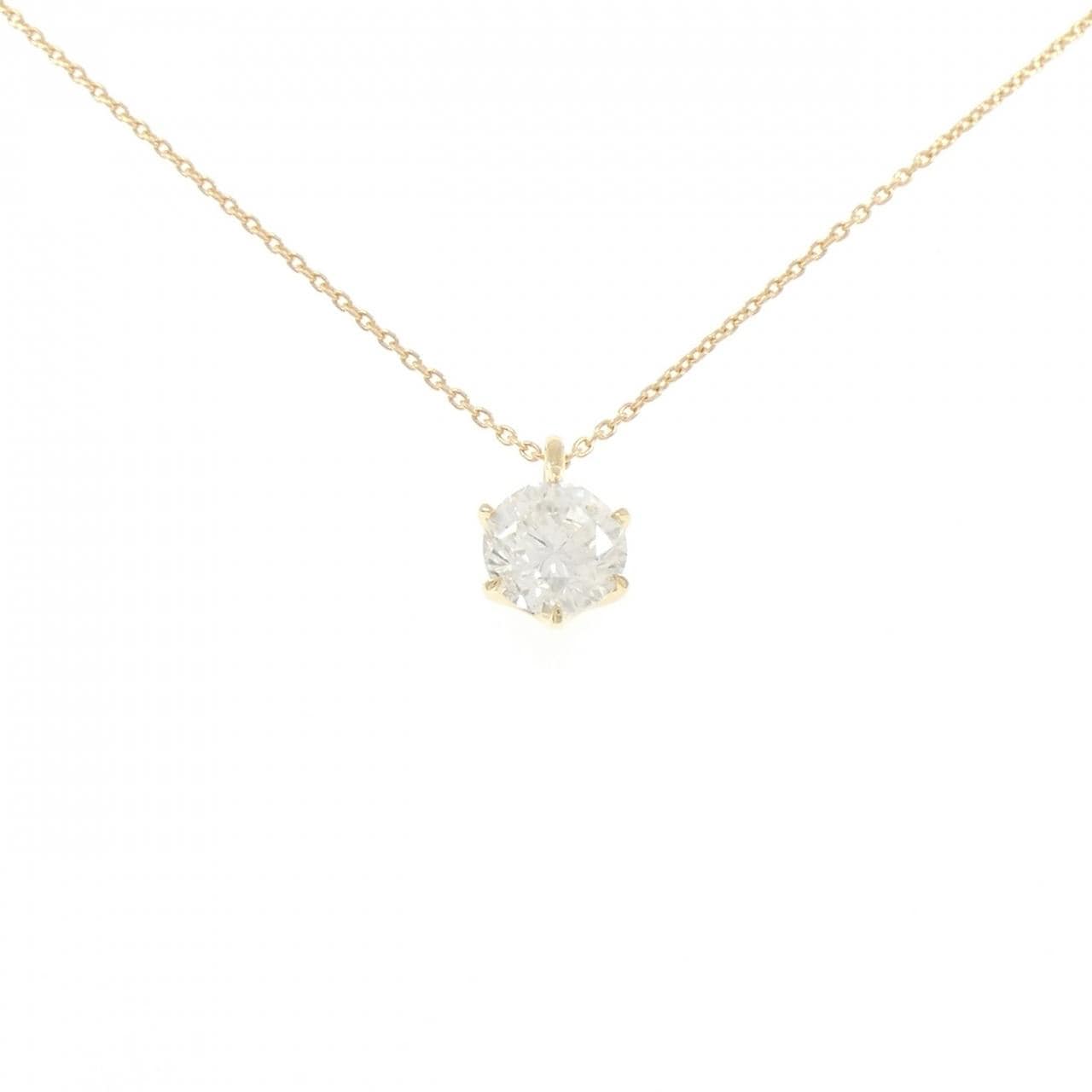 【リメイク】K18YG ダイヤモンド ネックレス 2.051CT H SI2 Good