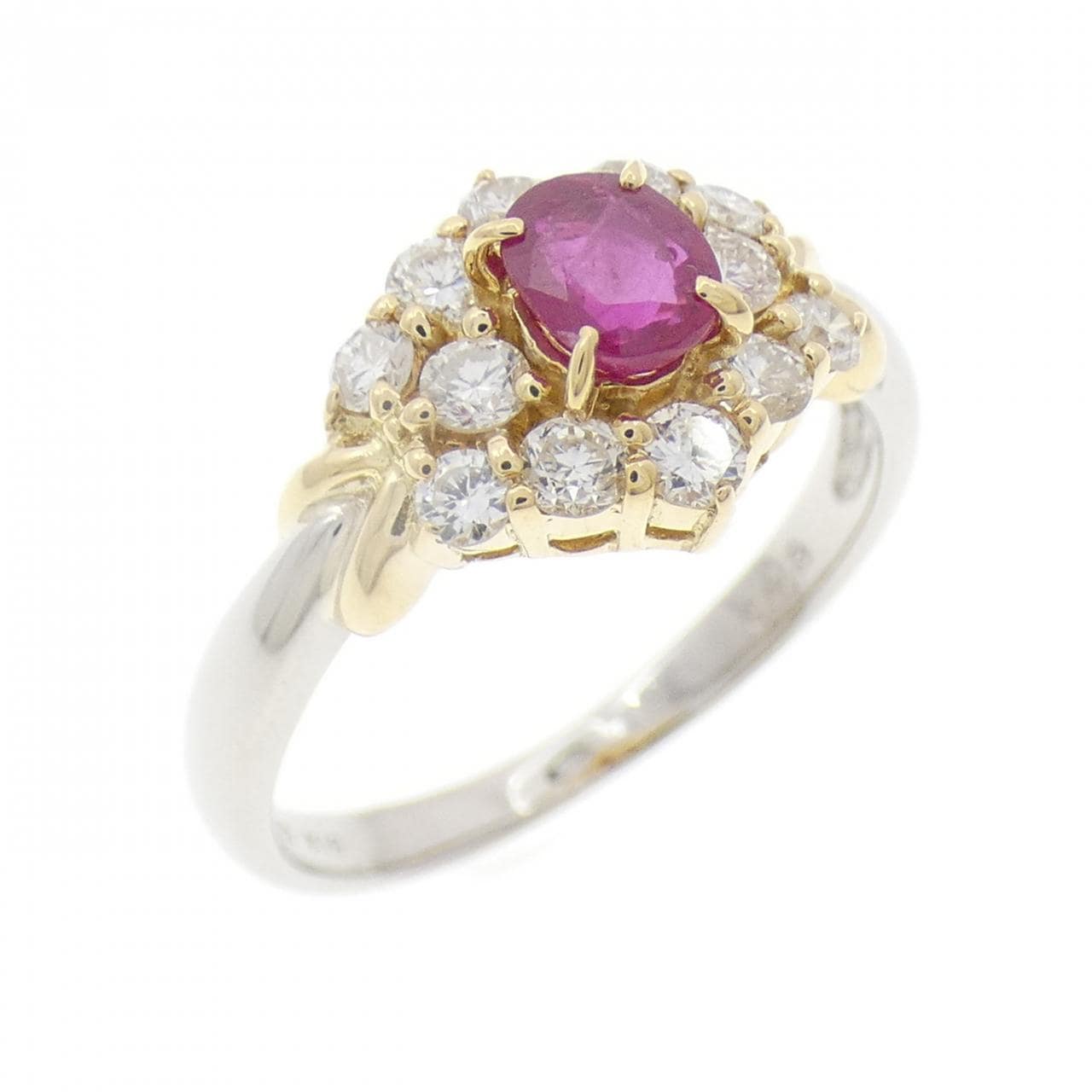 PT850/K18YG ルビー リング