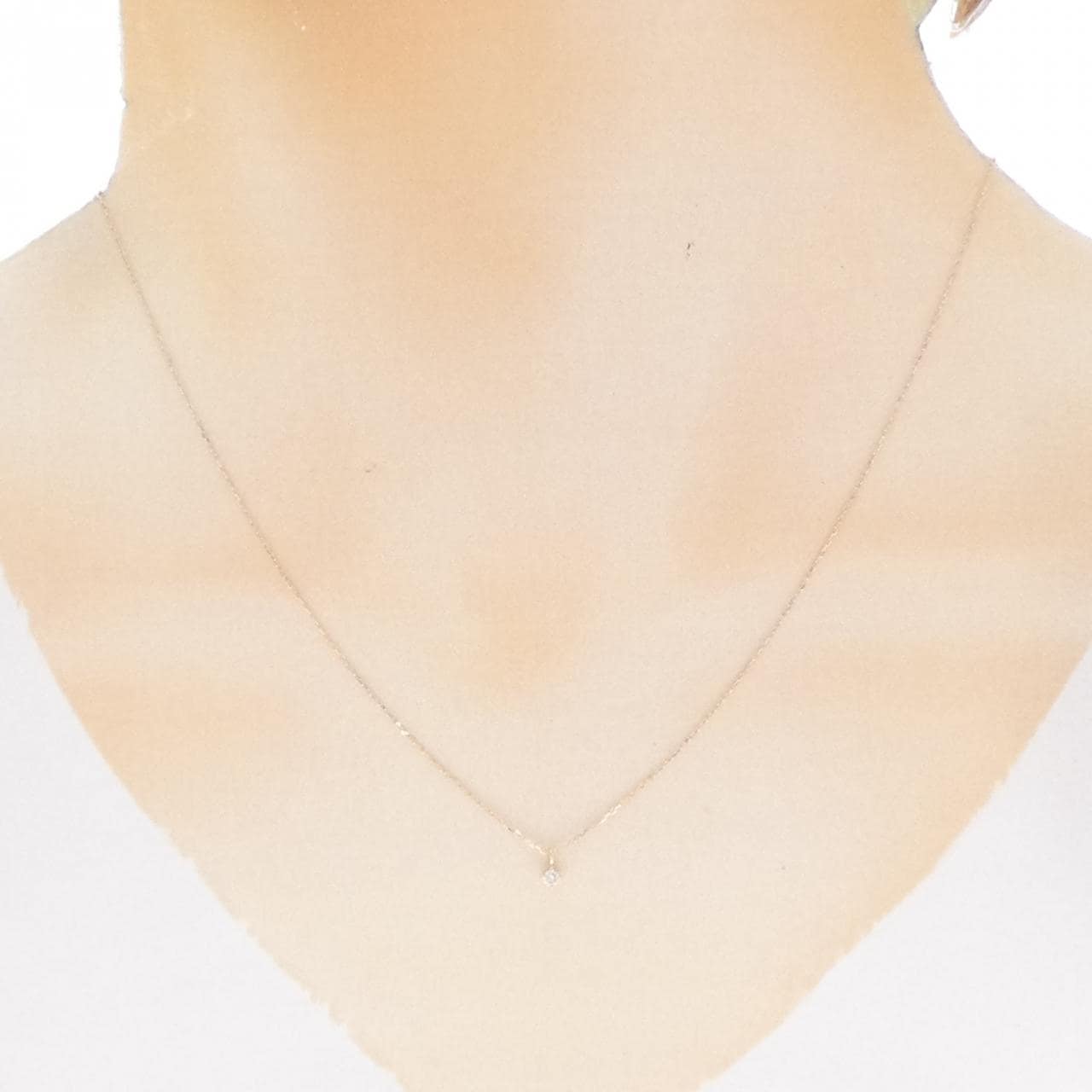 エテ ダイヤモンド ネックレス 0.02CT