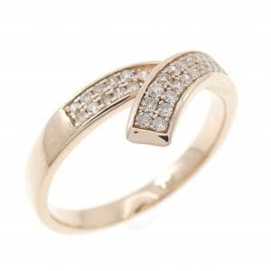 K18PG ダイヤモンド リング 0.21CT