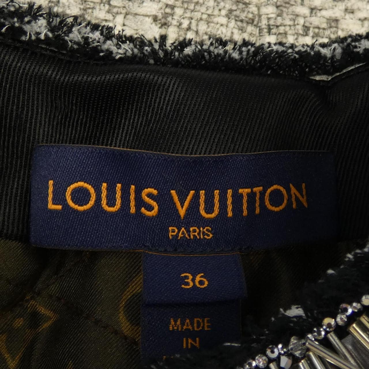 ルイヴィトン LOUIS VUITTON ノーカラージャケット