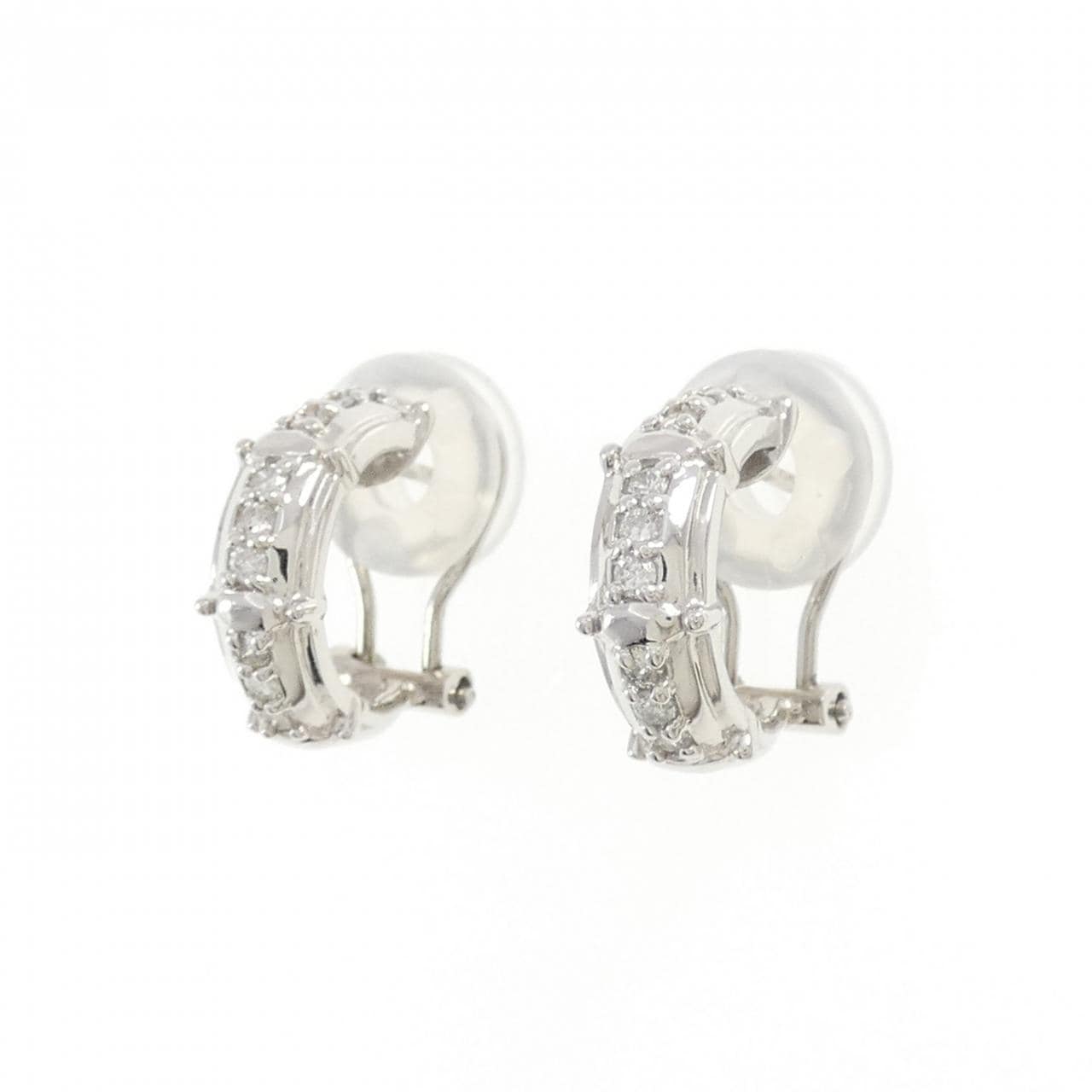 PT900 ダイヤモンド ピアス 0.26CT