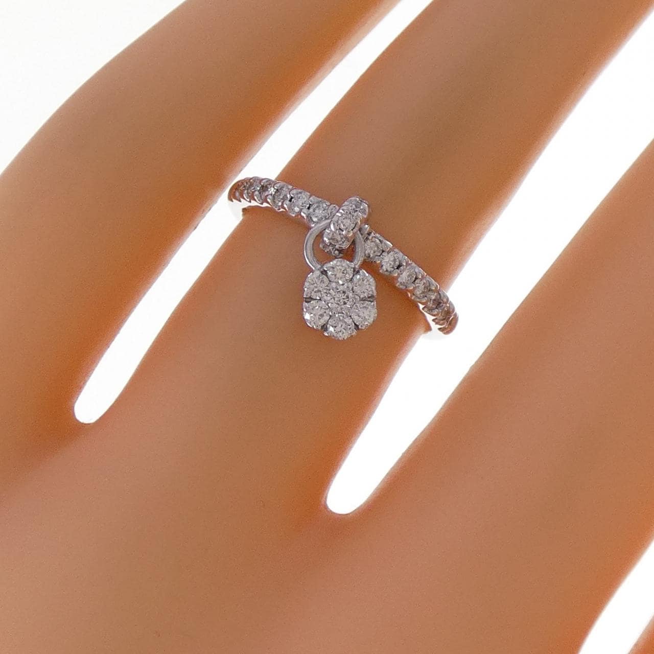 ポンテヴェキオ フラワー リング 0.30CT