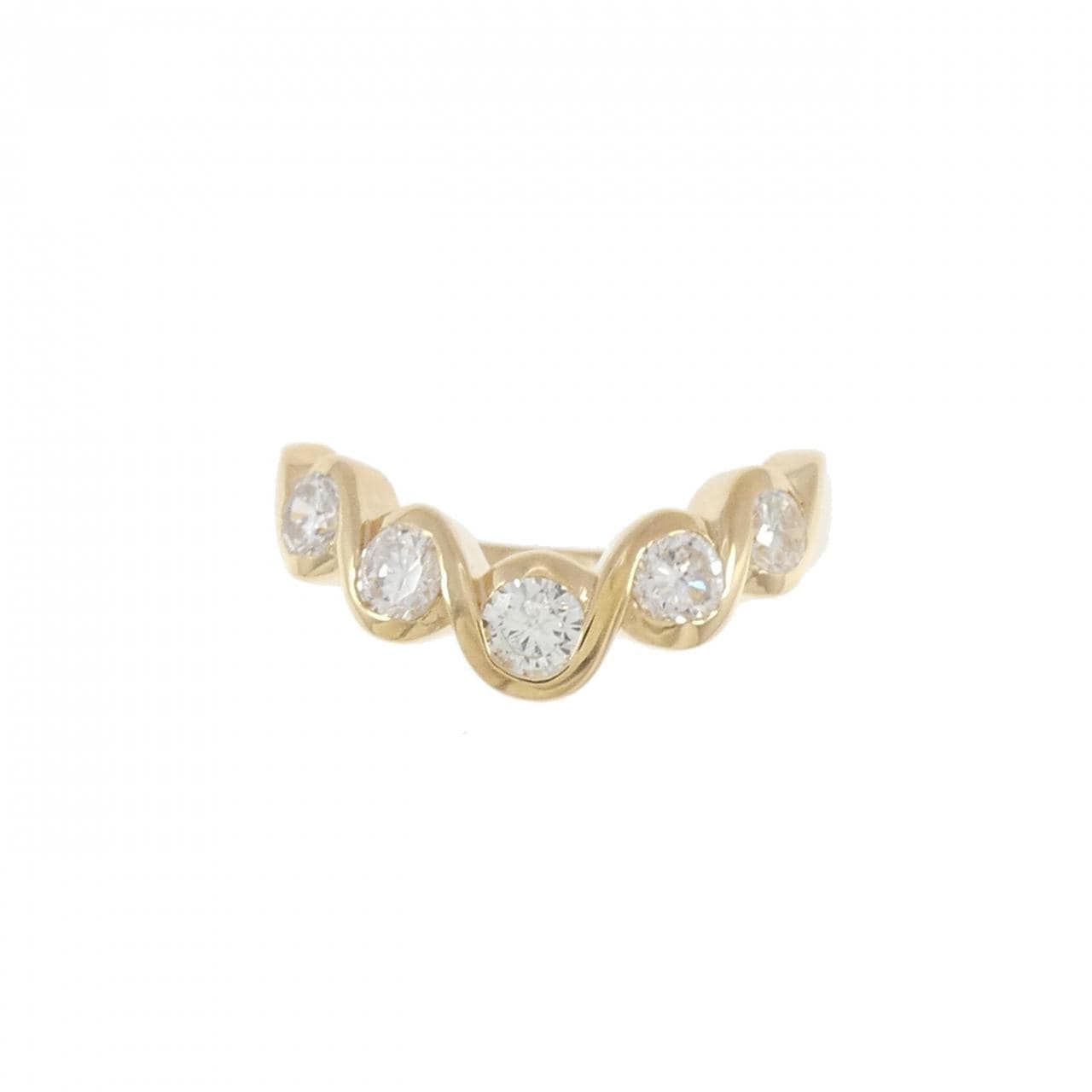 K18YG ダイヤモンド リング 0.53CT