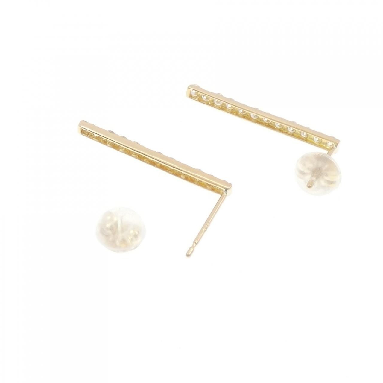 【リメイク】K18YG ダイヤモンド ピアス 0.40CT