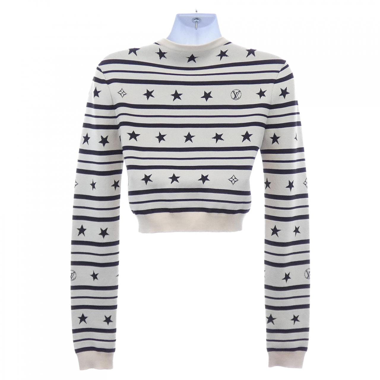 ルイヴィトン LOUIS VUITTON LVサマースターダストクロップドカーディガン FNKC06PN0 カーディガン