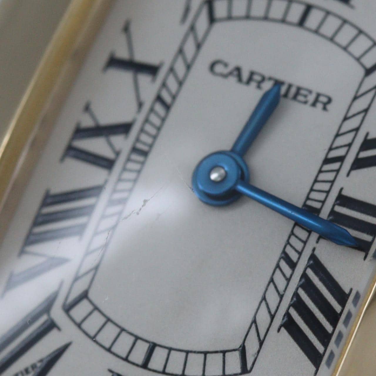 カルティエ タンクアメリカンSM YG W26015K2 YG クォーツ