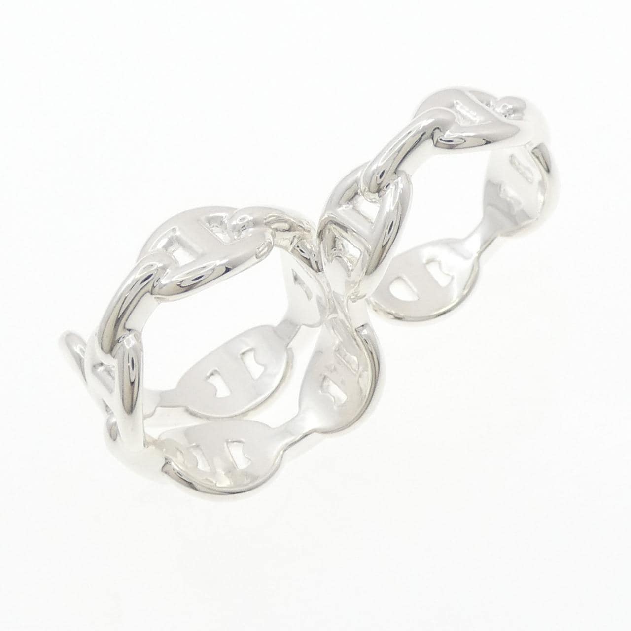 エルメス シェーヌ ダンクル アンシェネ ダブル リング