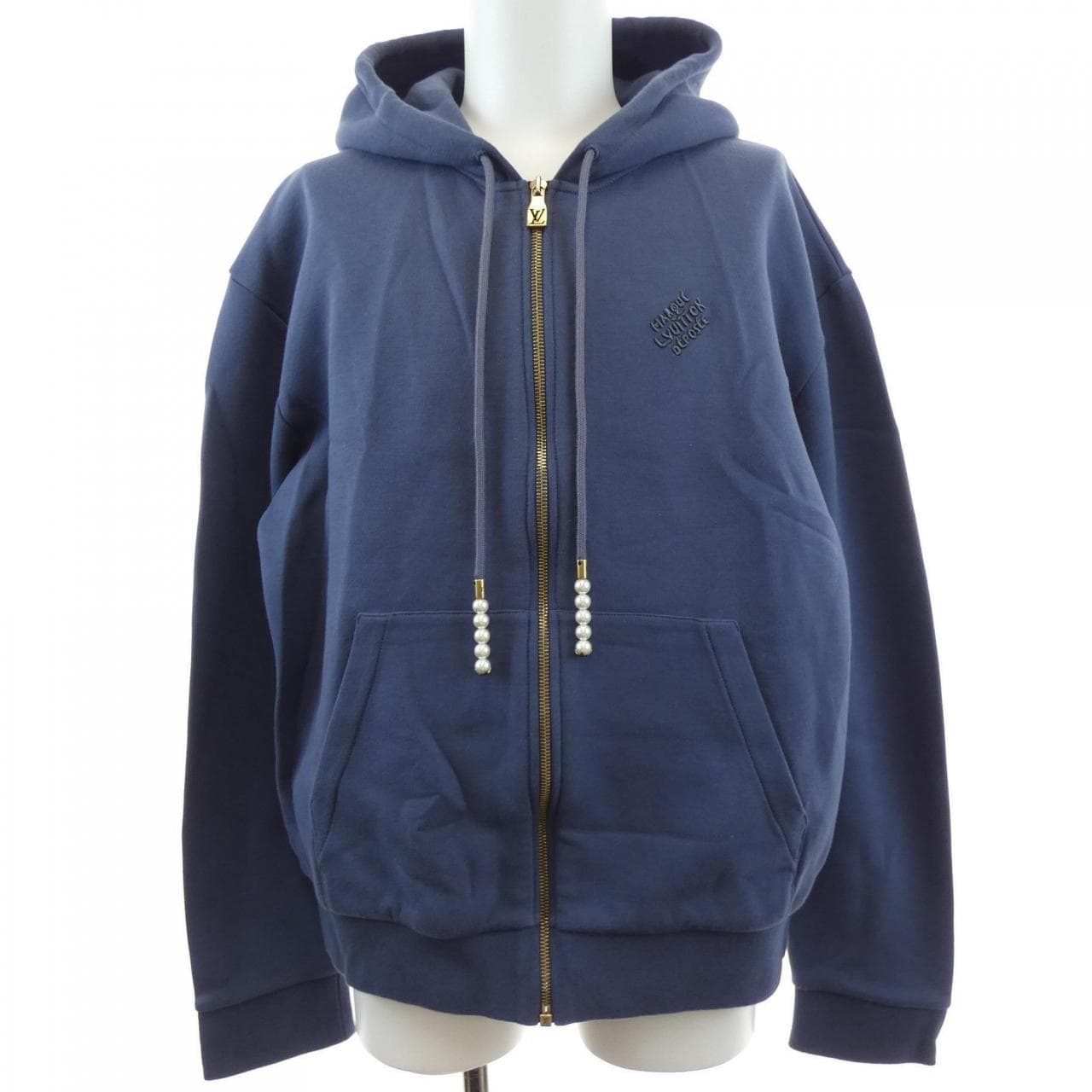 ルイヴィトン LOUIS VUITTON エンブロイダードジップジャージーフーディ HRY42WCFJ パーカー