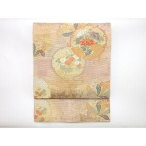 【未使用品】夏袋帯　絽織　芯なし仕立