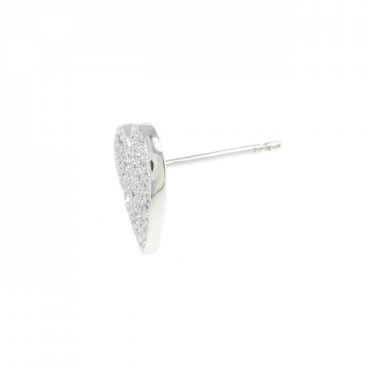 ビジュードエム ハート ピアス 0.16CT 片耳