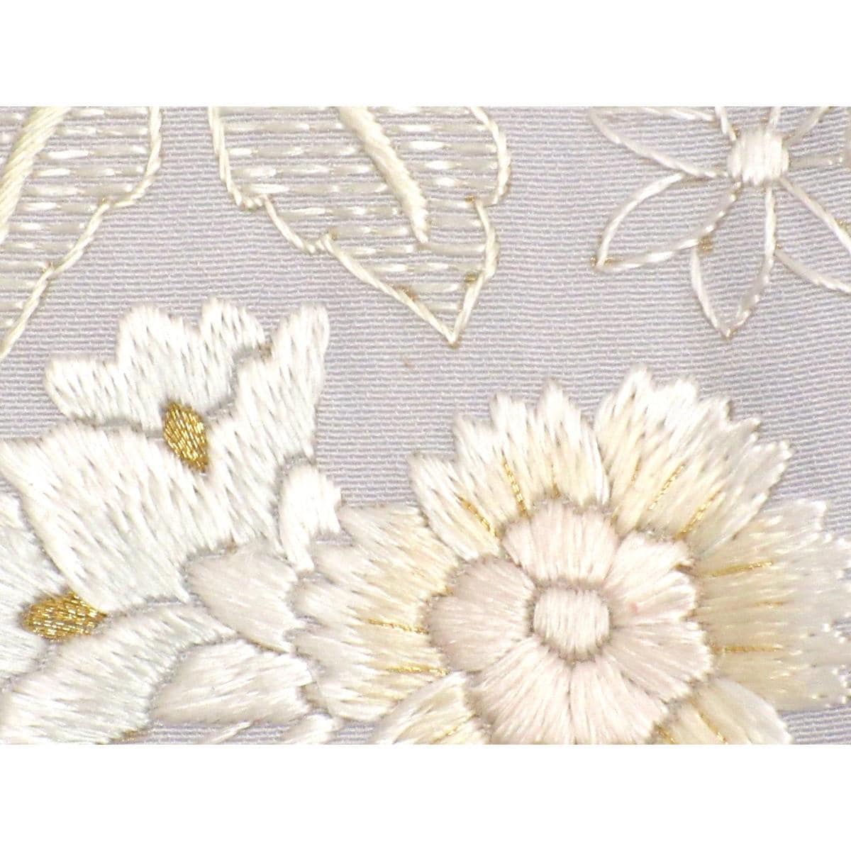 【未使用品】単衣　訪問着　刺繍加工