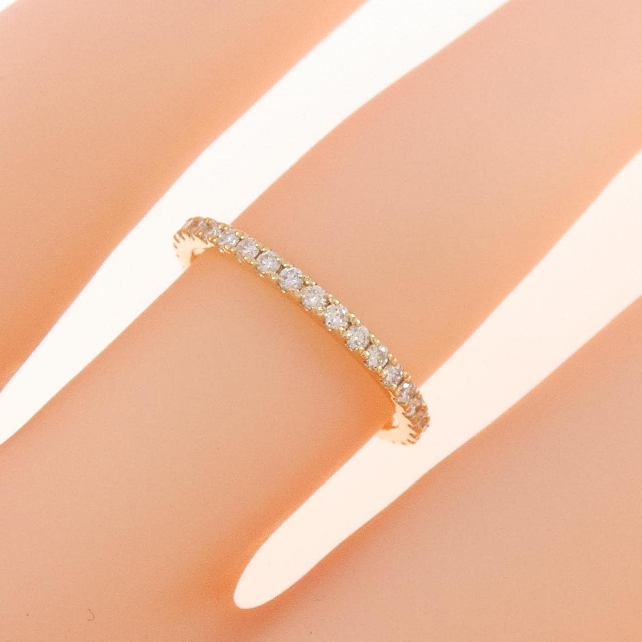 [Remake] K18YG full eternity Diamond ring 0.311CT