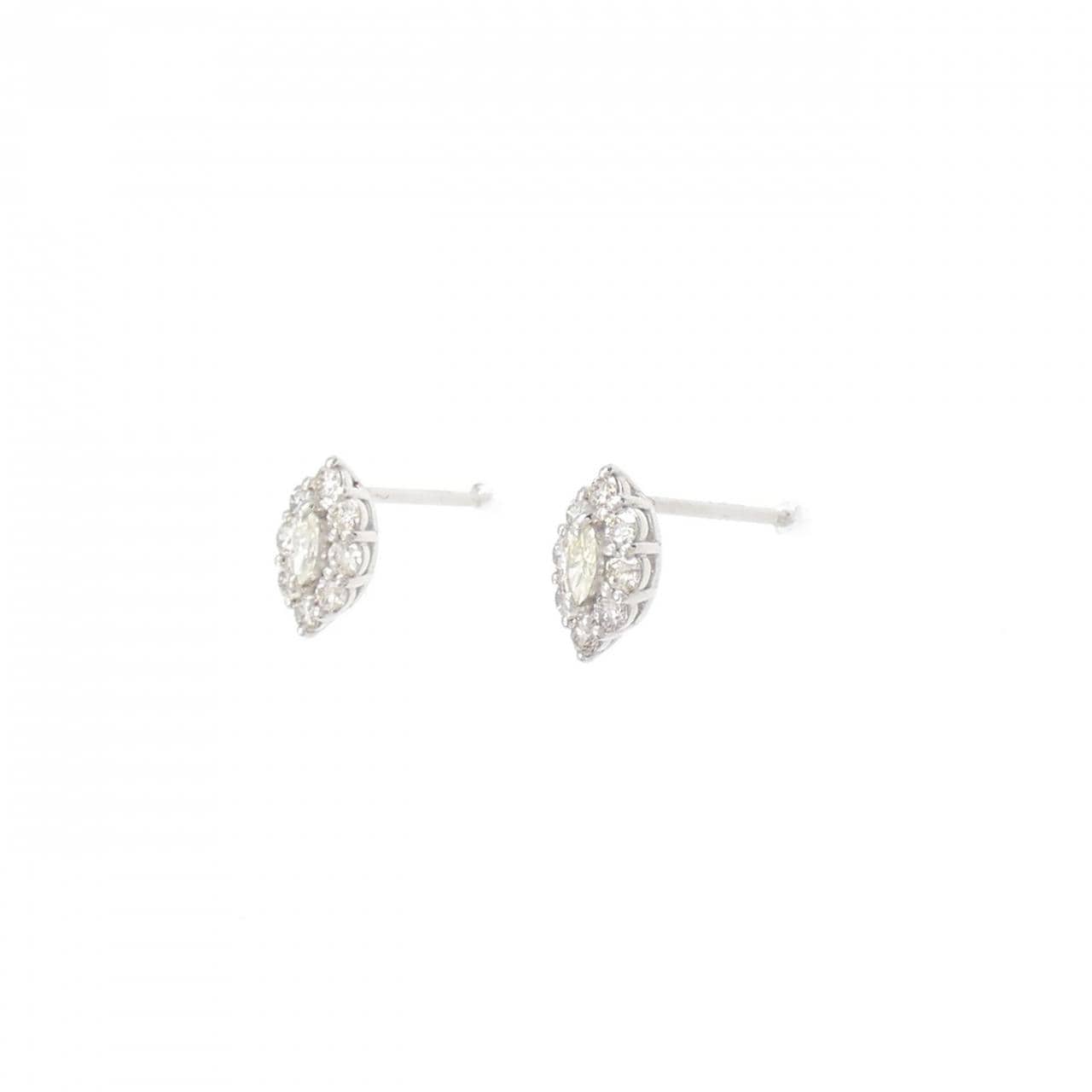[BRAND NEW] PT900 Diamond earrings 0.30CT