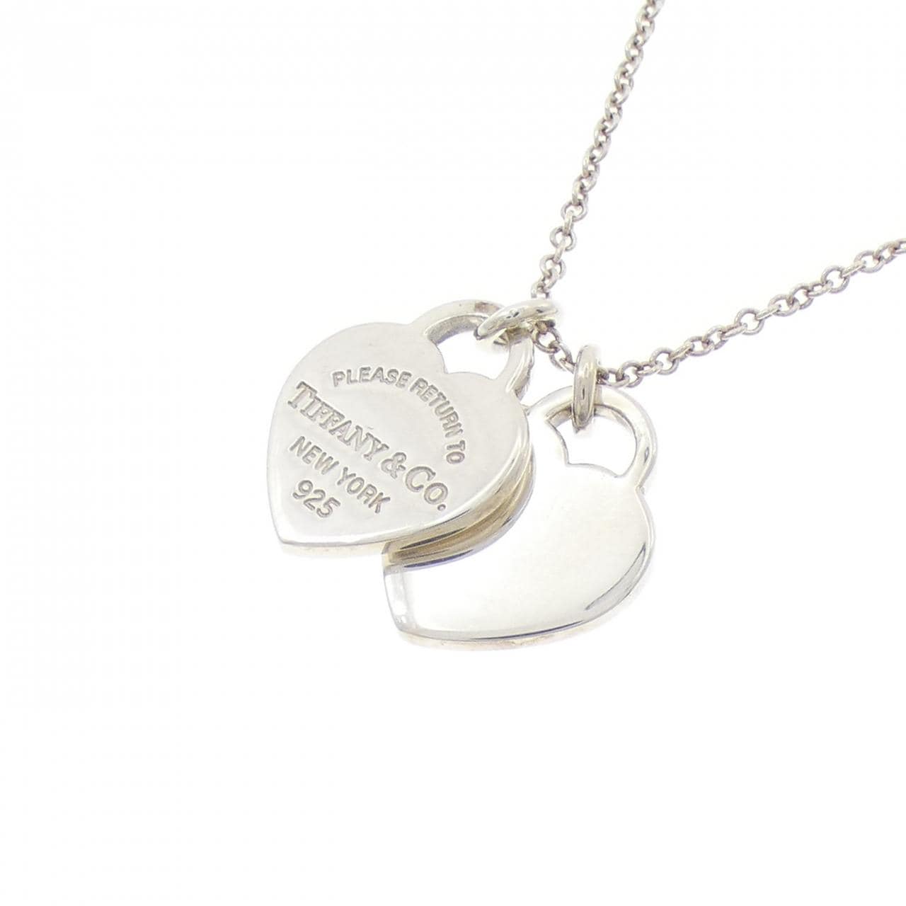 ティファニー リターントゥティファニー ダブルノート ミニ ネックレス