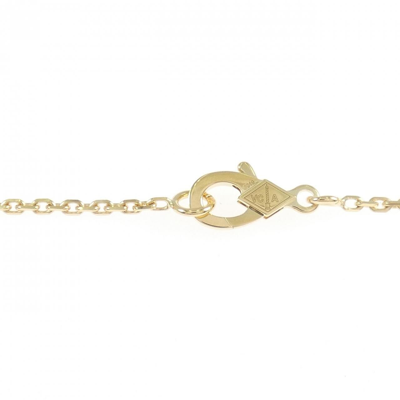 ヴァンクリーフ&アーペル フリヴォル 3フラワー ミニ ネックレス