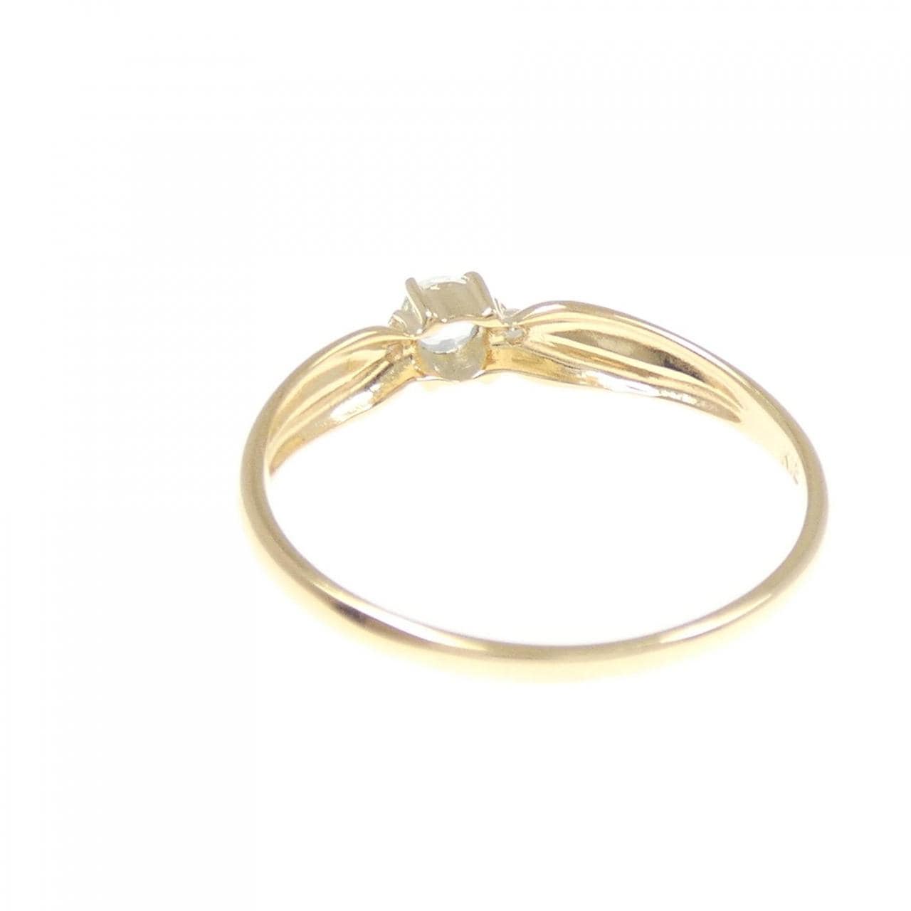 K18YG アクアマリン リング