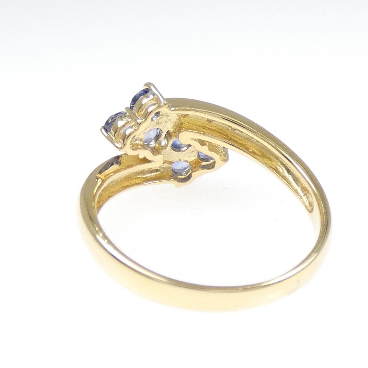 K18YG サファイヤ リング 0.80CT