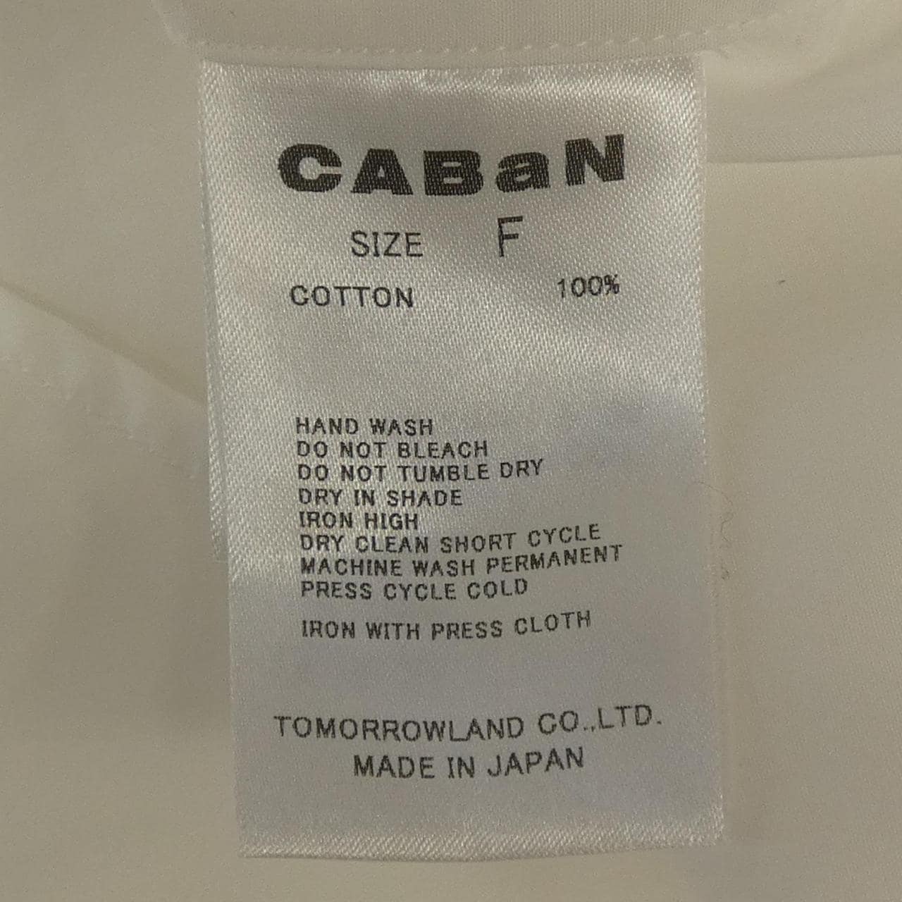 キャバン CABaN シャツ