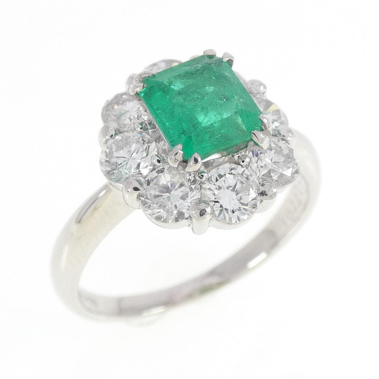 PT900 エメラルド リング 0.77CT