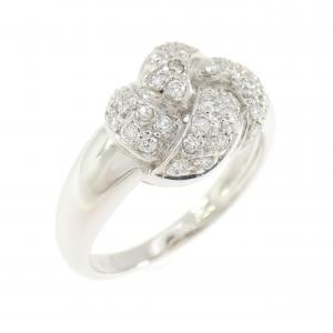 750WG ダイヤモンド リング 0.24CT