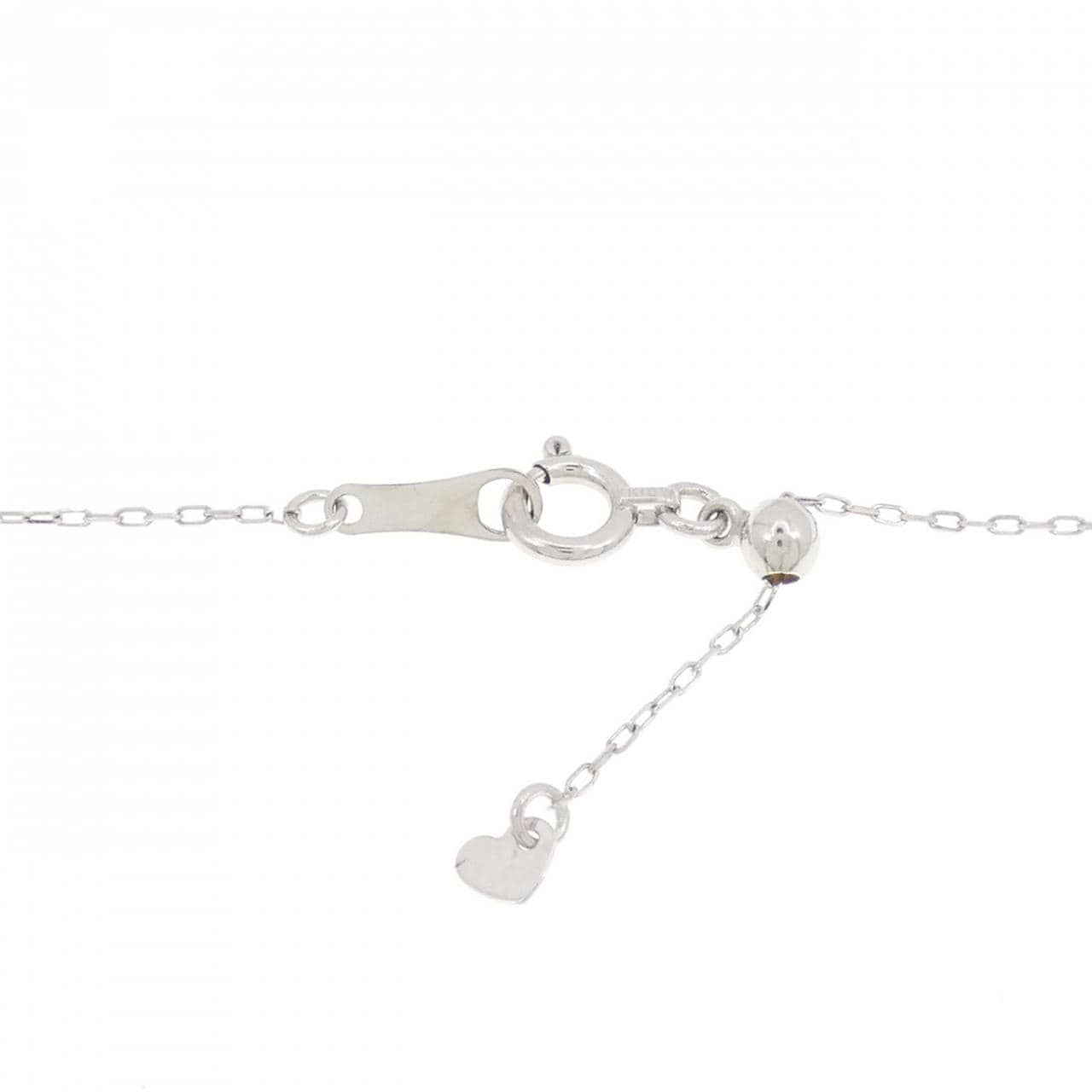 K18WG ダイヤモンド ネックレス 0.15CT