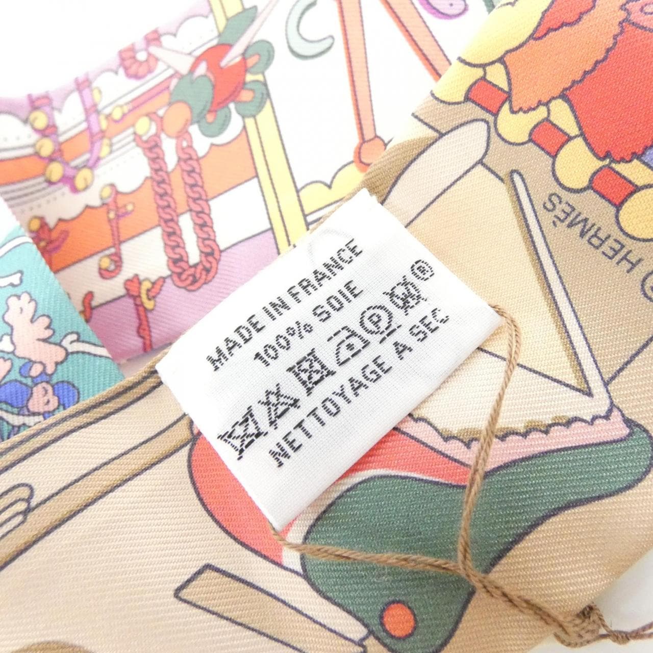【未使用品】エルメス PONY PIT STOP ツイリー 064207S スカーフ