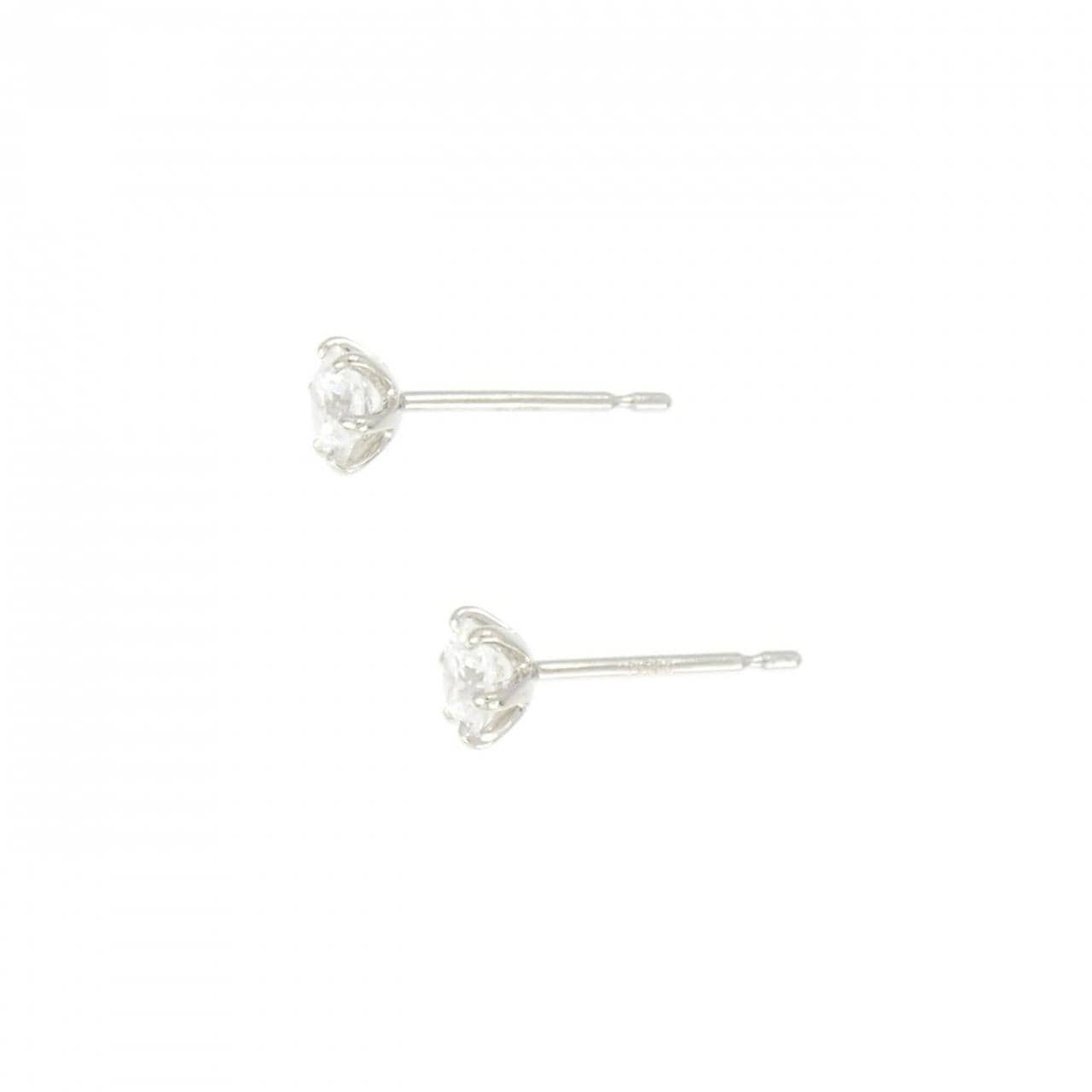 【リメイク】PT/ST ダイヤモンド ピアス 0.256CT 0.268CT D VS2-SI1 3EXT-EXT H&C