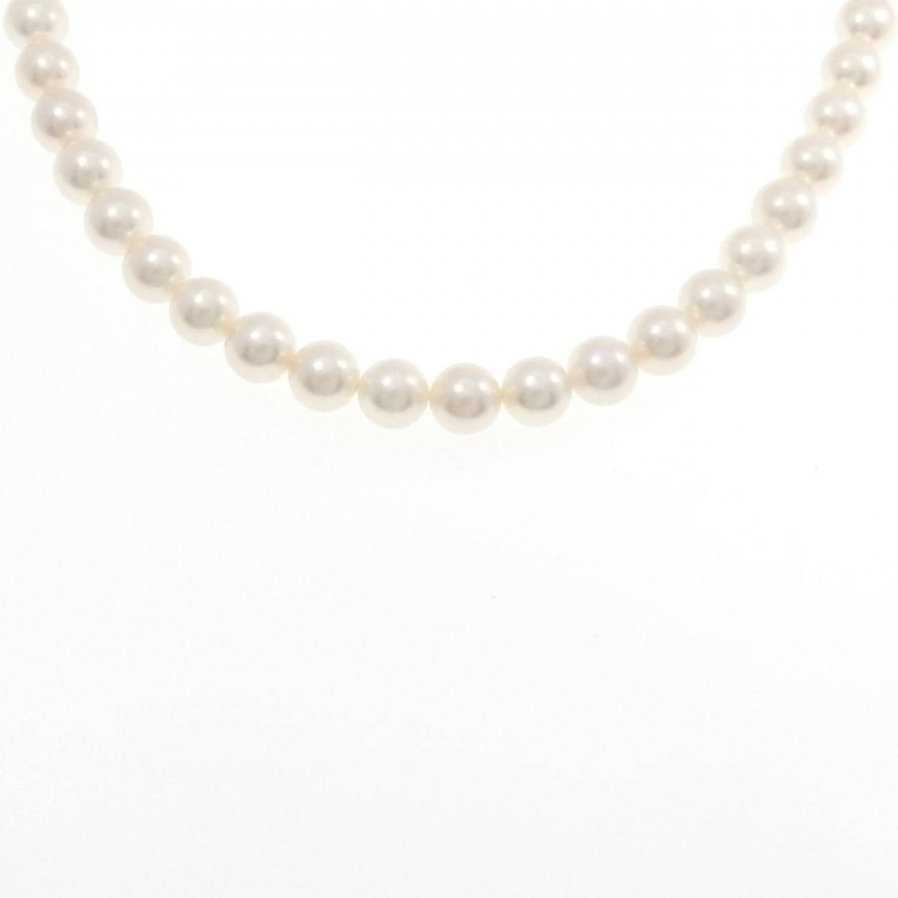 シルバークラスプ アコヤパール ネックレス 8.0mm