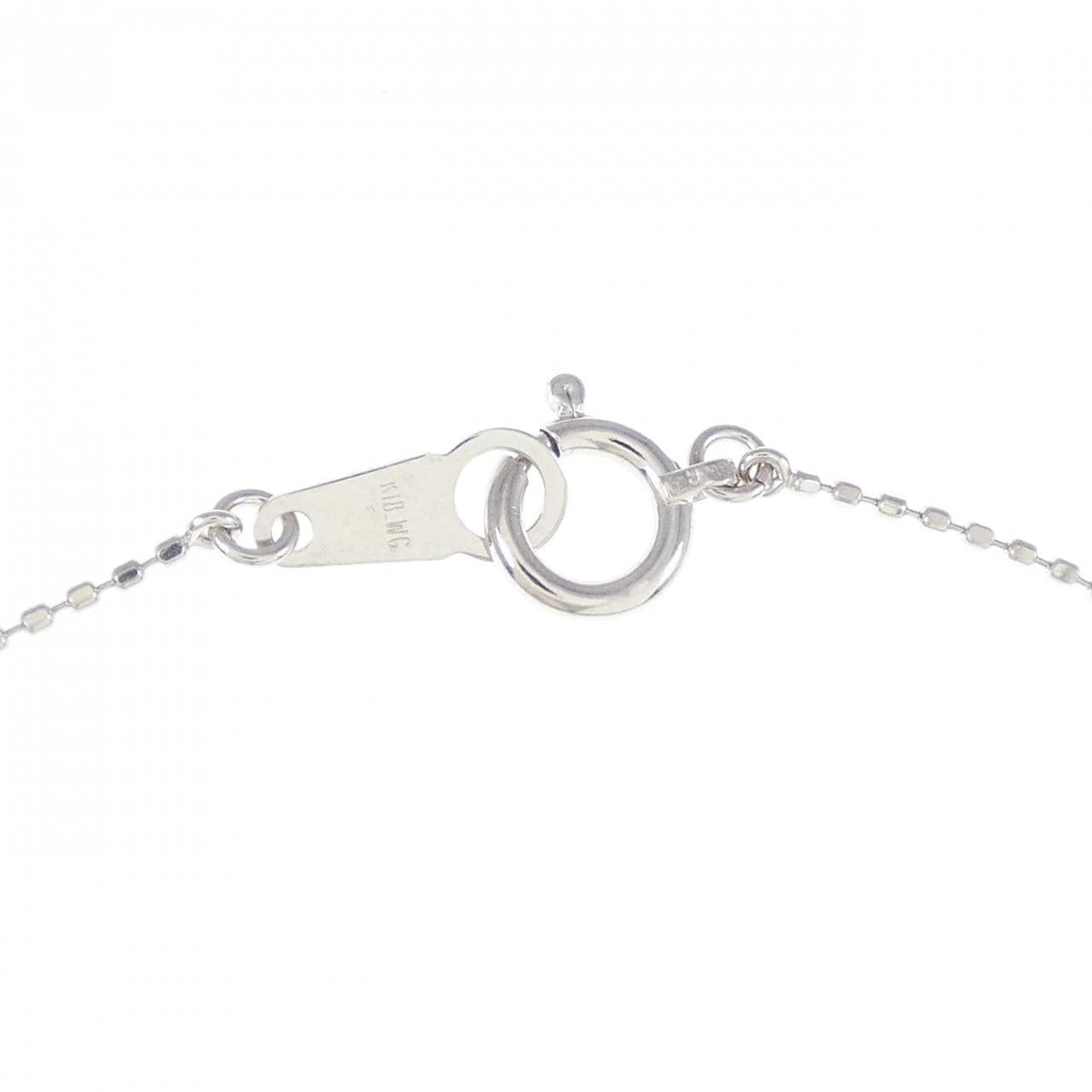 K18WG ダイヤモンド ブレスレット 0.10CT