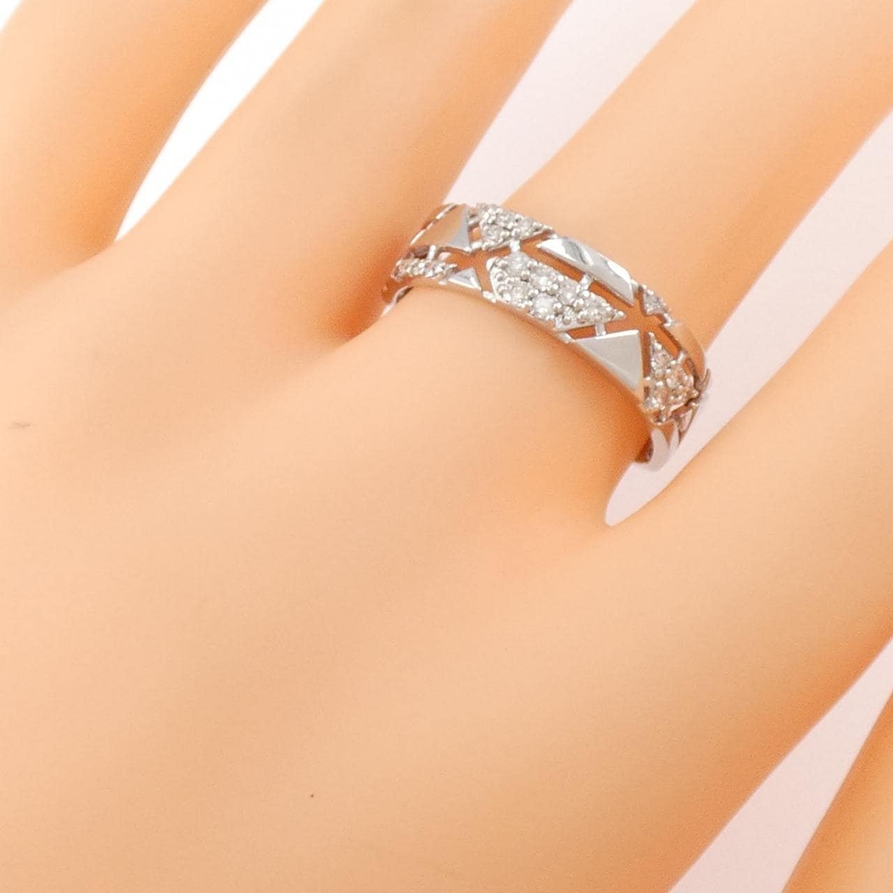 純PT ダイヤモンド リング 0.25CT