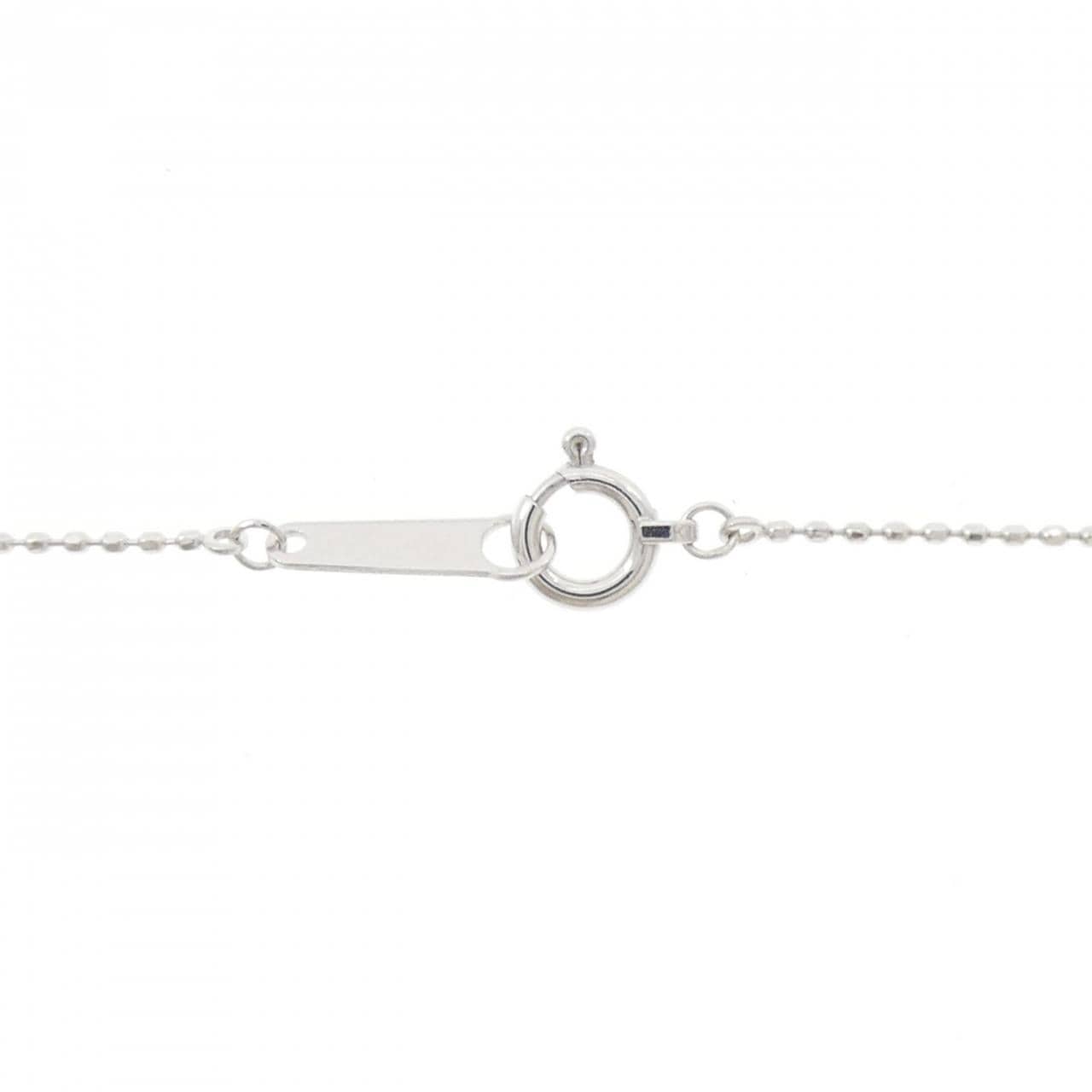 K18WG ダイヤモンド ネックレス 0.17CT