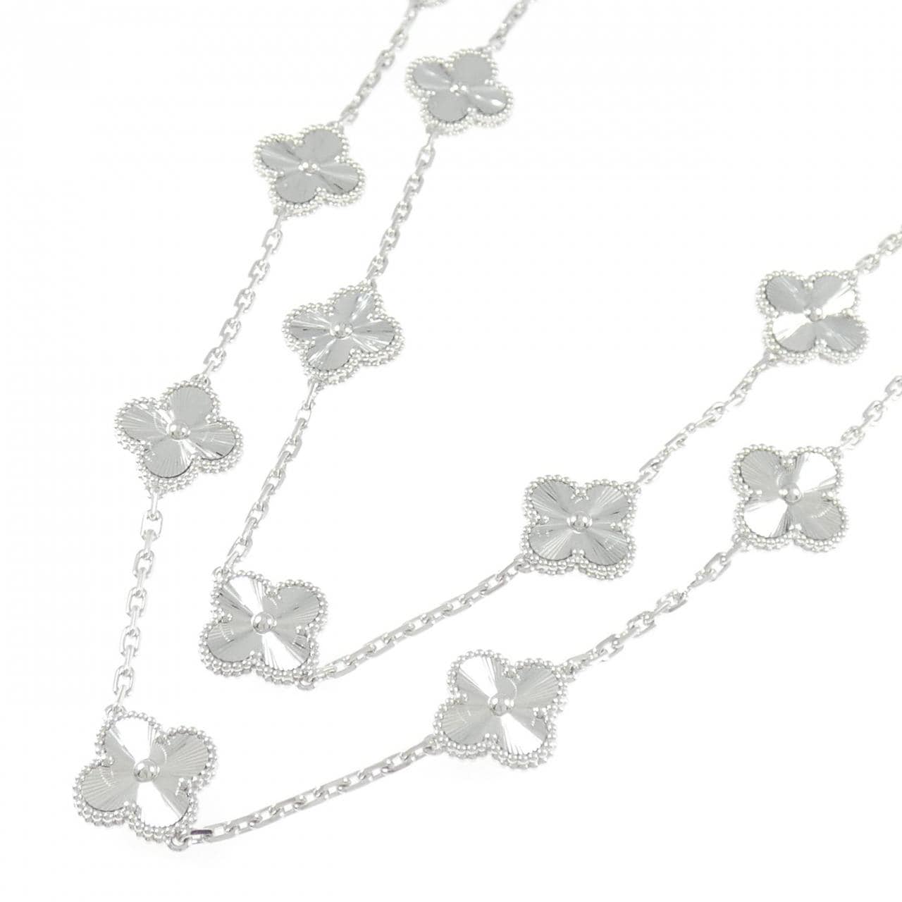 ヴァンクリーフ&アーペル ヴィンテージアルハンブラ ロング 20モチーフ ネックレス