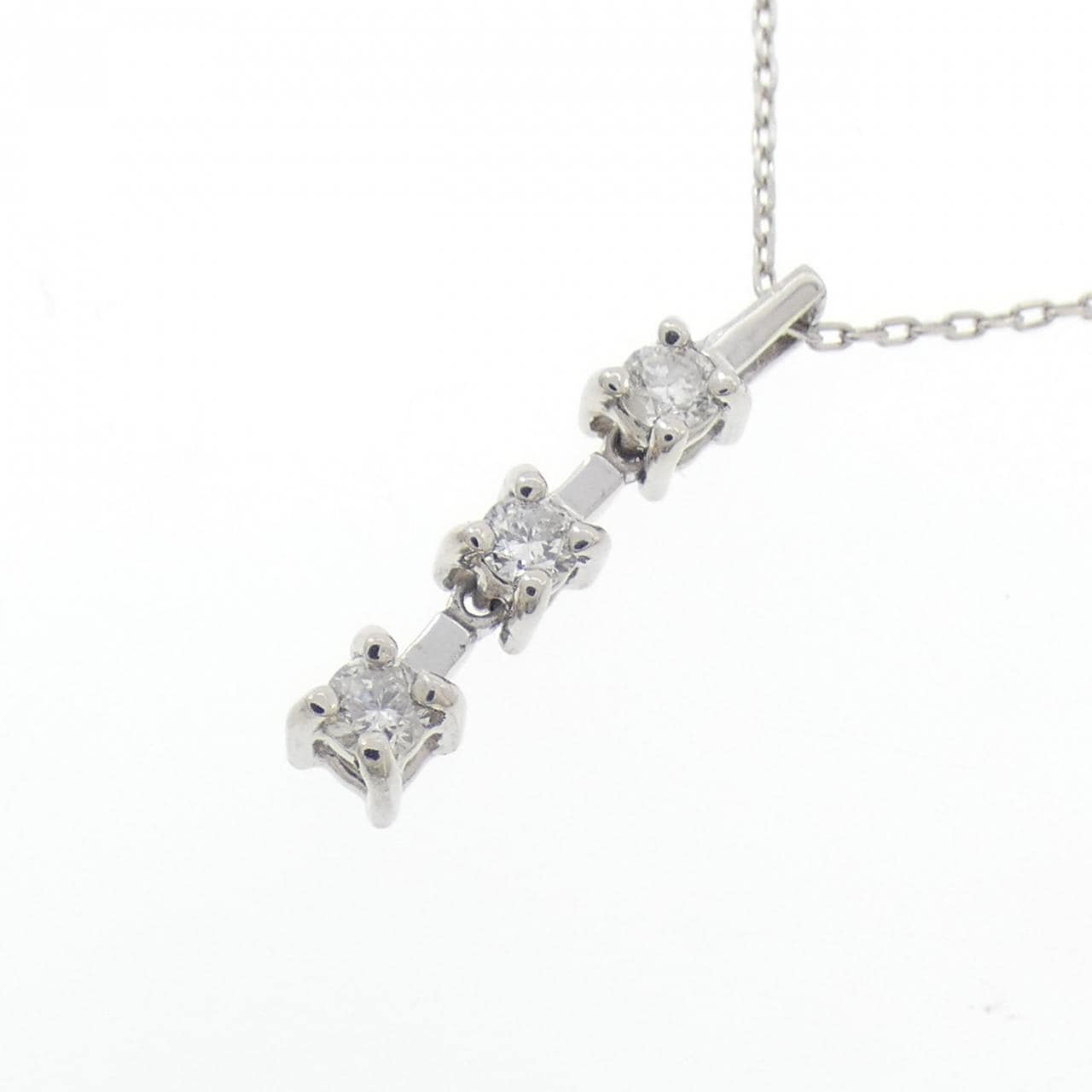 PT900/PT850 ダイヤモンド ネックレス 0.10CT