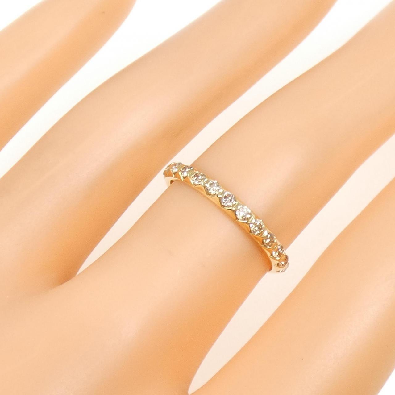 K18YG ダイヤモンド リング 0.24CT