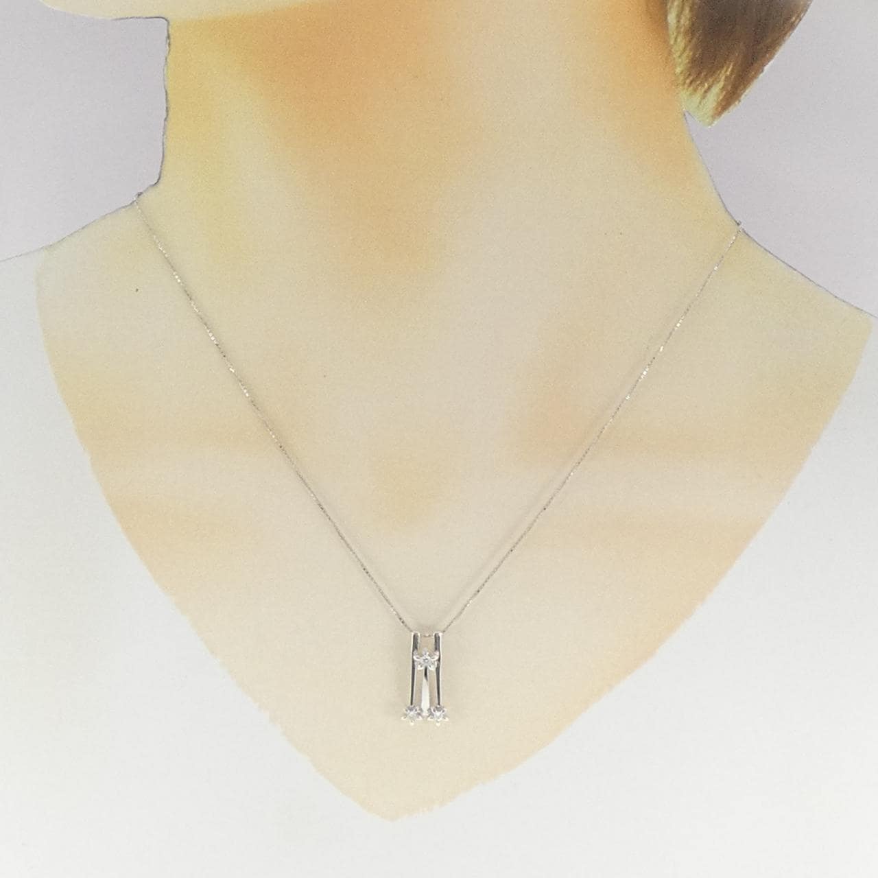 タサキ スター ダイヤモンド ネックレス 0.07CT