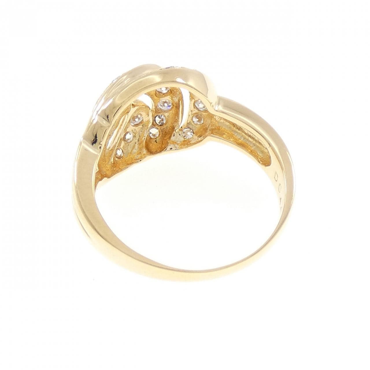 K18YG ダイヤモンド リング 0.44CT