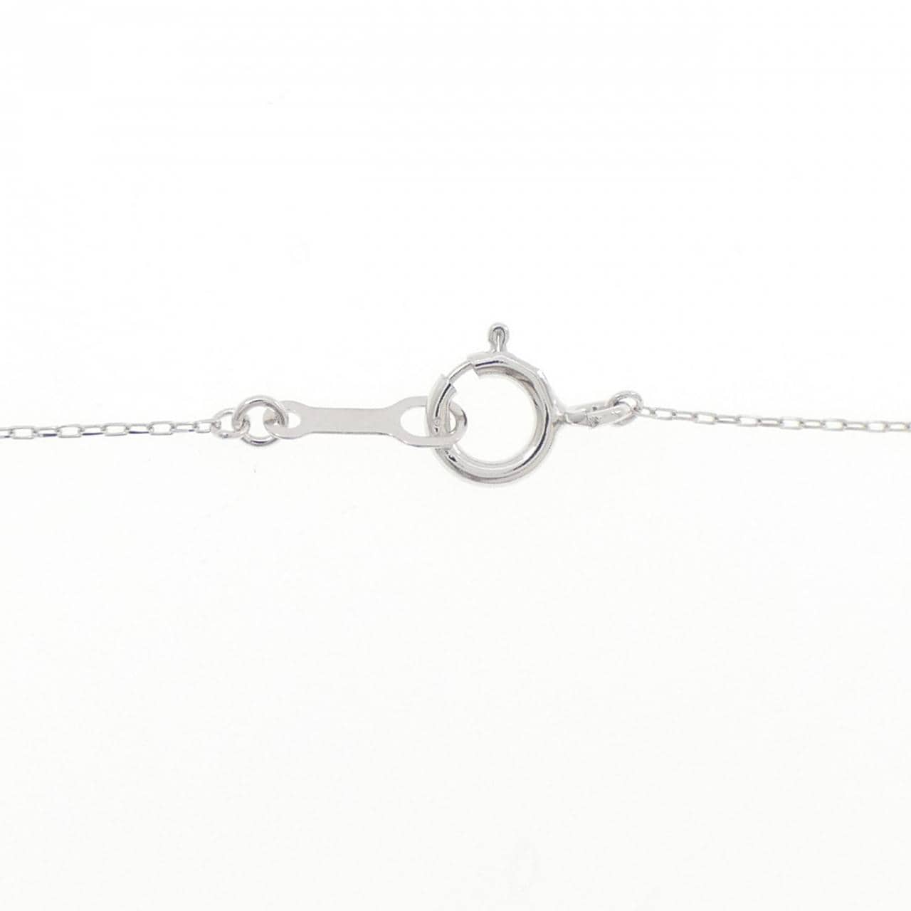 K18WG ルビー ネックレス 0.41CT