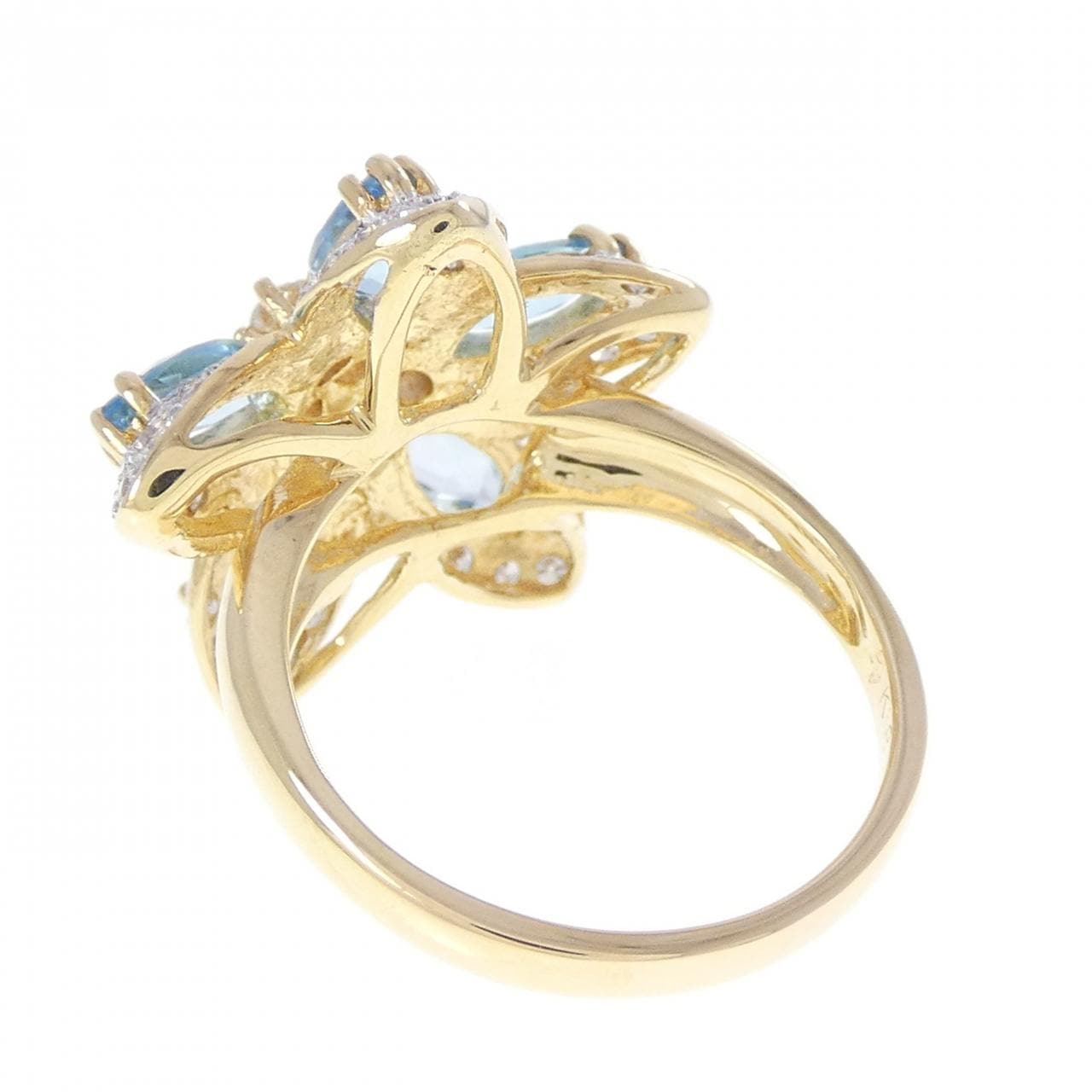 ポンテヴェキオ ブルートパーズ リング 2.07CT