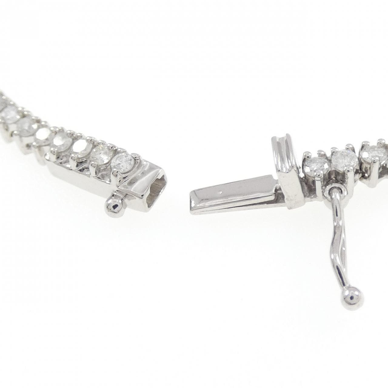 K18WG ダイヤモンド ネックレス 5.00CT