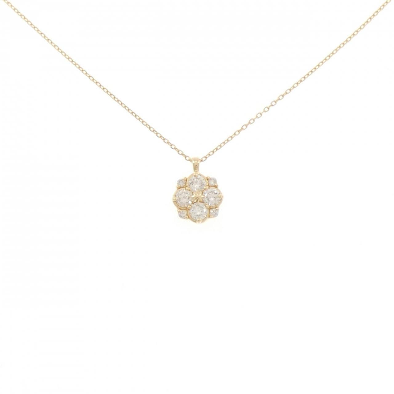 K18YG ダイヤモンド ネックレス 0.24CT