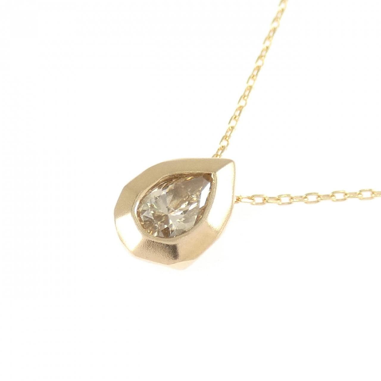 K18PG ダイヤモンド ネックレス 0.33CT