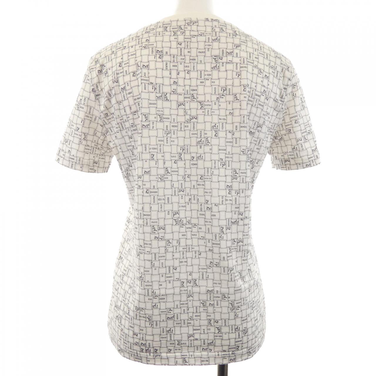 エルメス HERMES BOLDUC AU CARRE ボルデュックチェック 5E4645DK Tシャツ