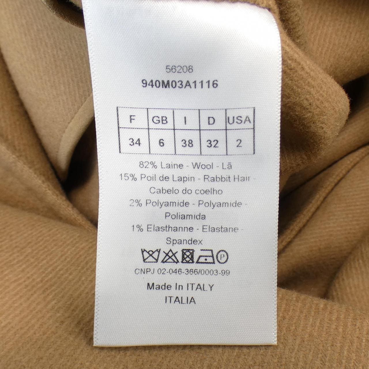 CHRISTIAN DIOR coat