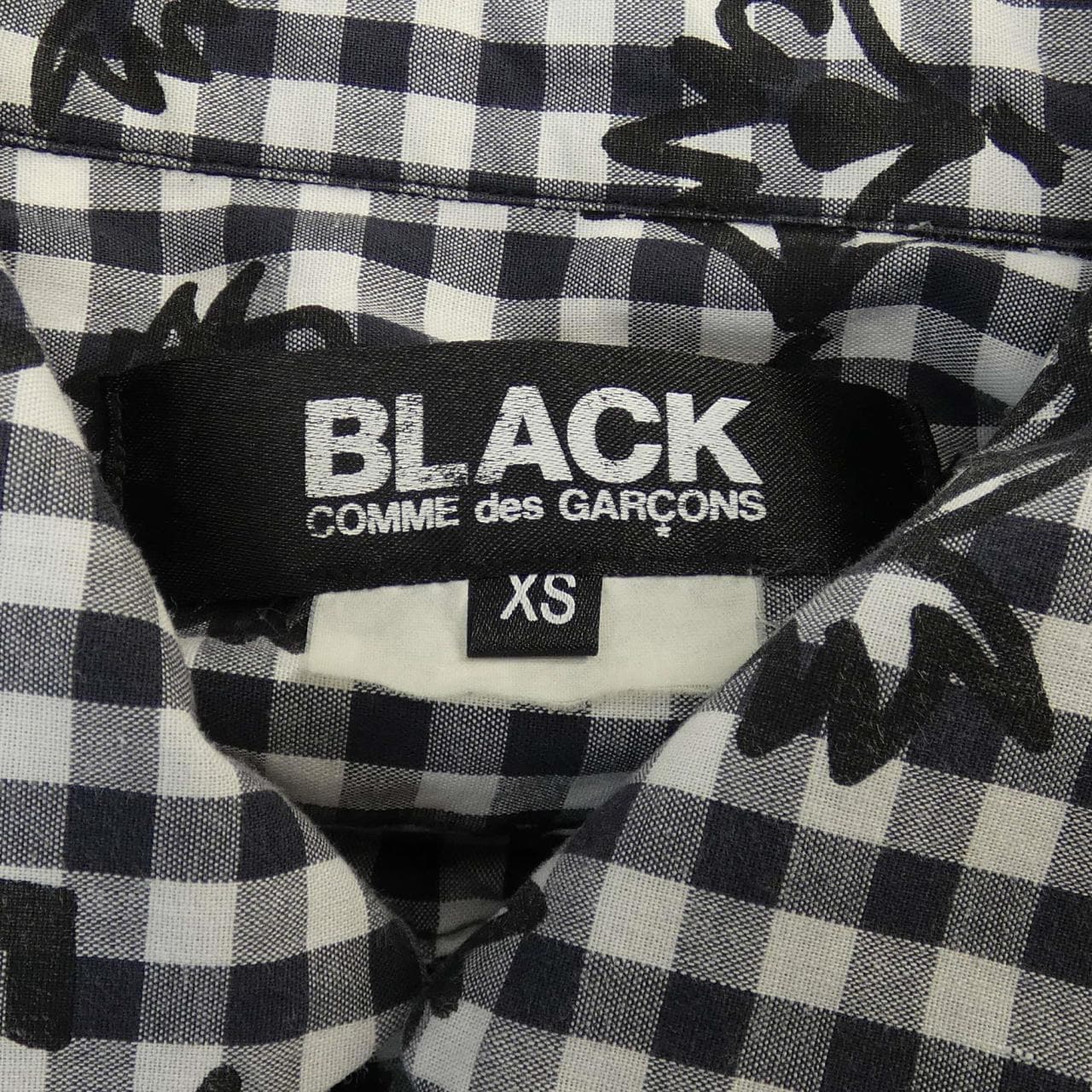 黑色COMME des GARCONS1M-B007襯衫
