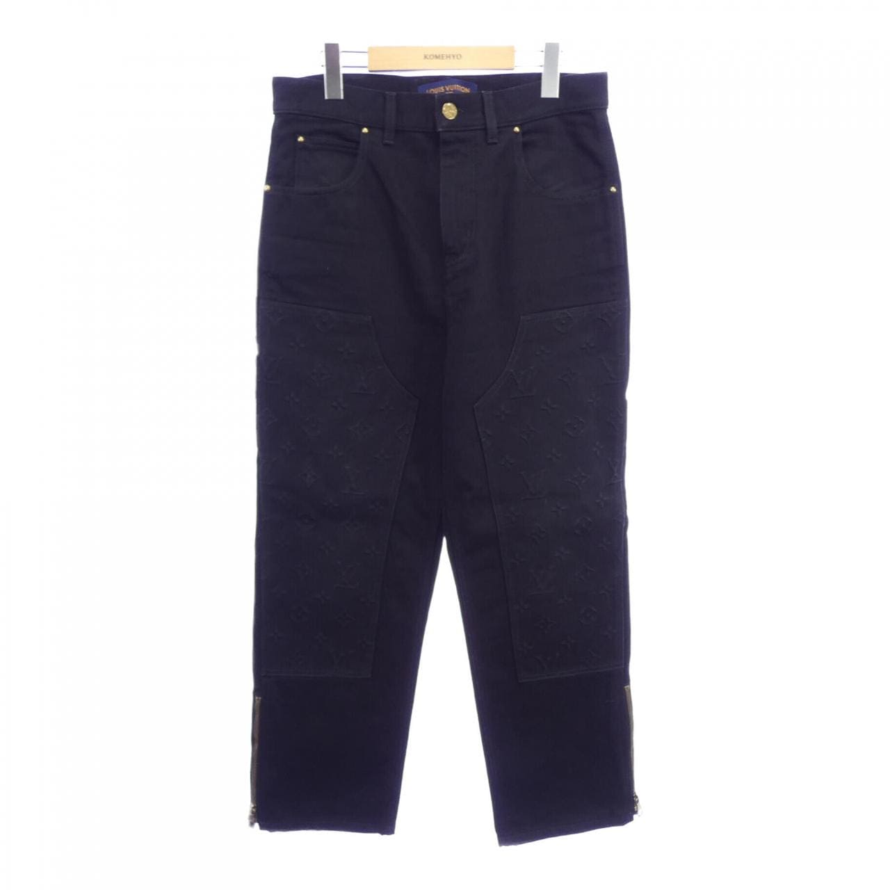 ルイヴィトン LOUIS VUITTON モノグラムディテールカーペンターデニムパンツ HND10WOK4 ジーンズ