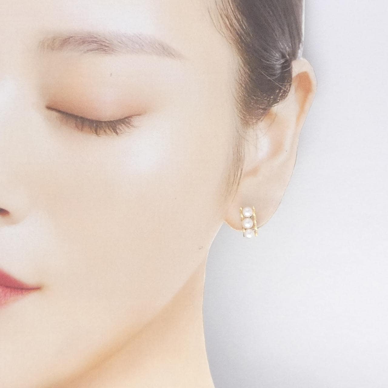 K18YG アコヤパール ピアス