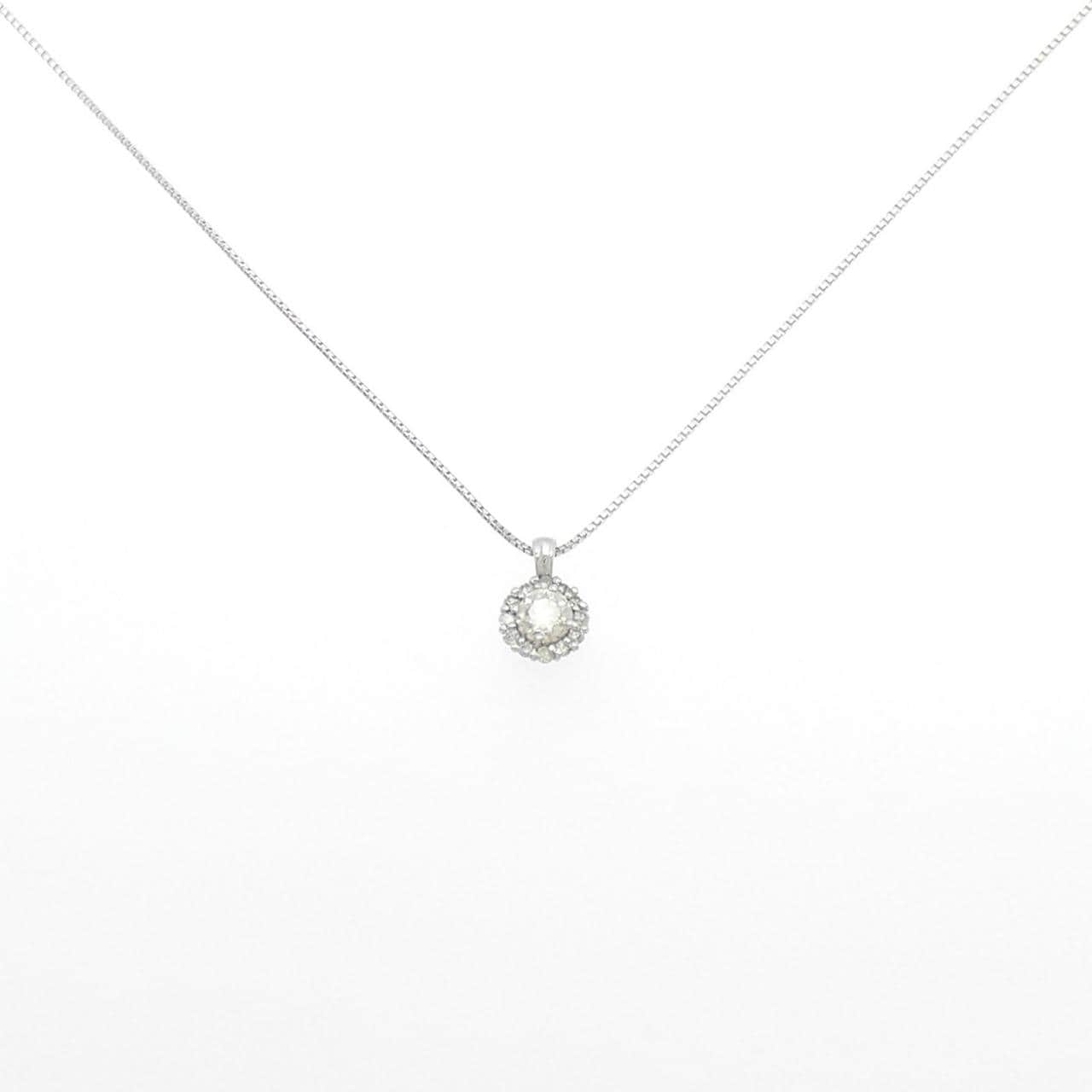 K10WG ダイヤモンド ネックレス 0.27CT